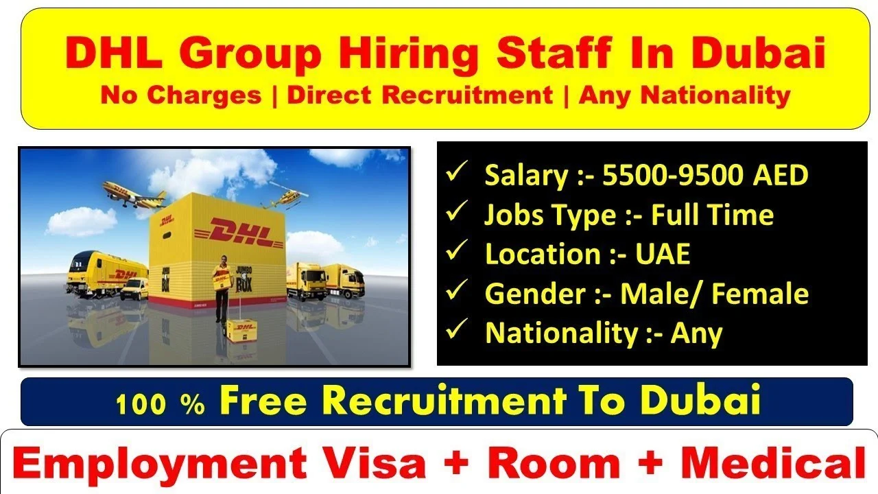 DHL Careers Dubai 2024 (8) New DHL Company Job Openings